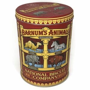 Vintage Nabisco 2002 Barnum's Animal Crackers Metal Tin